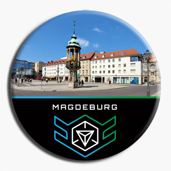 Alter Markt mit Magdeburger Reiter - In der Innenstadt befindet sich der Alte Markt mit dem Magdeburger Reiter. Dieser ist eine Bronzekopie des ersten freistehenden Reiterstandbildes nördlich der Alpen und vermutlich Kaiser Otto I.