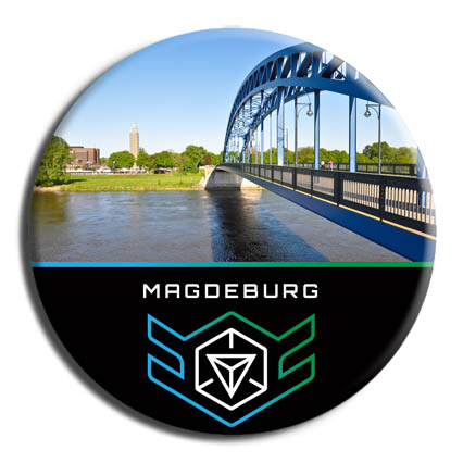 Sternbrücke - Die Sternbrücke in Magdeburg ist eine bedeutende Elbquerung, die das westliche Elbufer mit der Rotehorninsel verbindet, auf der sich der Stadtpark befindet. 
